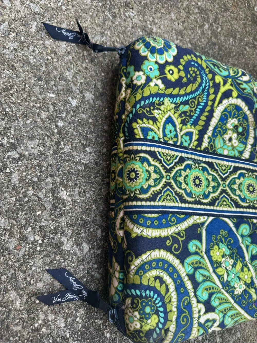 Vera Bradley Bali Blue Mini Laptop Hard Case Tablet iPad Sleeve Portfolio